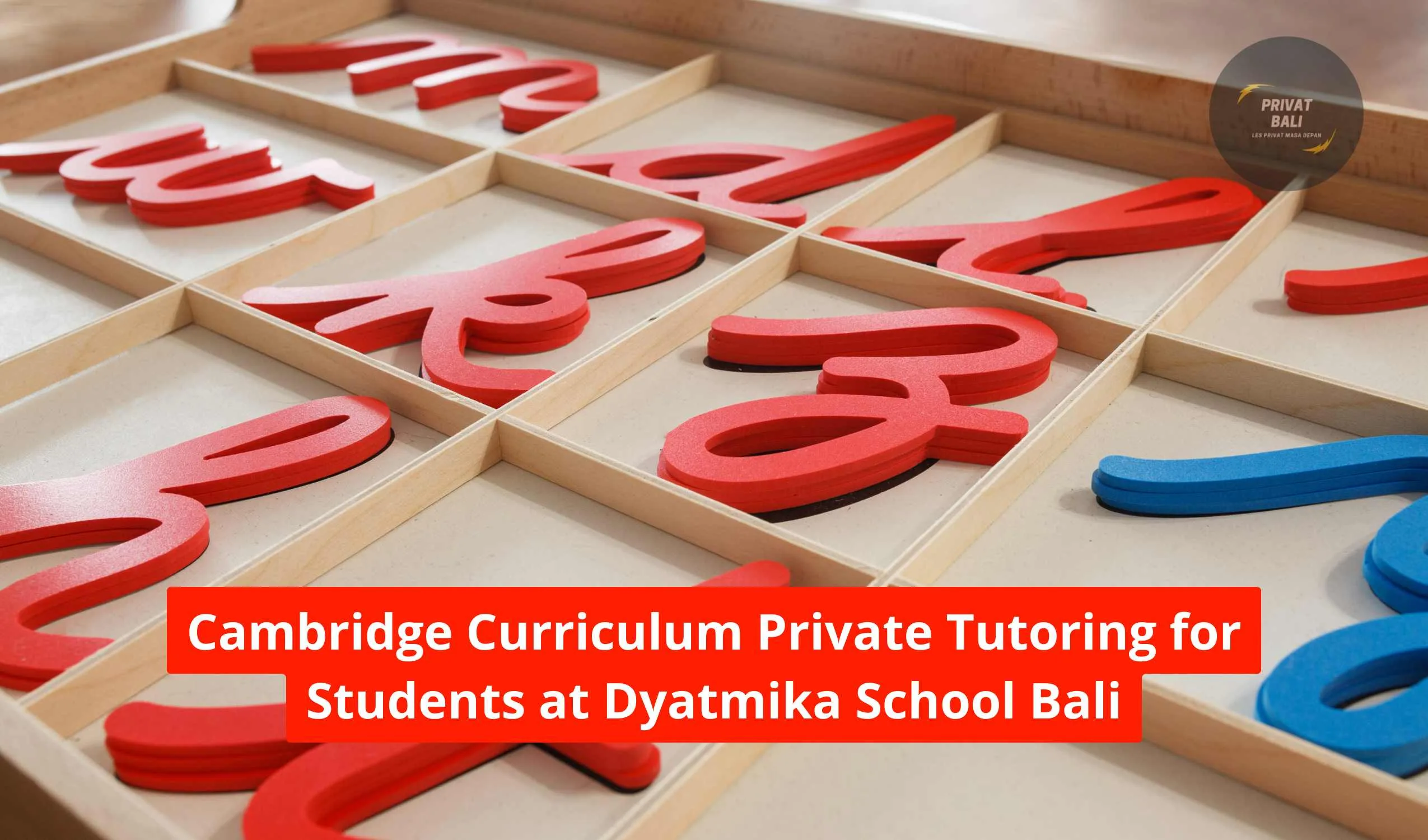 Cambridge Curriculum Private Tutoring for Students at Dyatmika School Bali