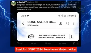 Soal Asli SNBT 2024 Penalaran Matematika