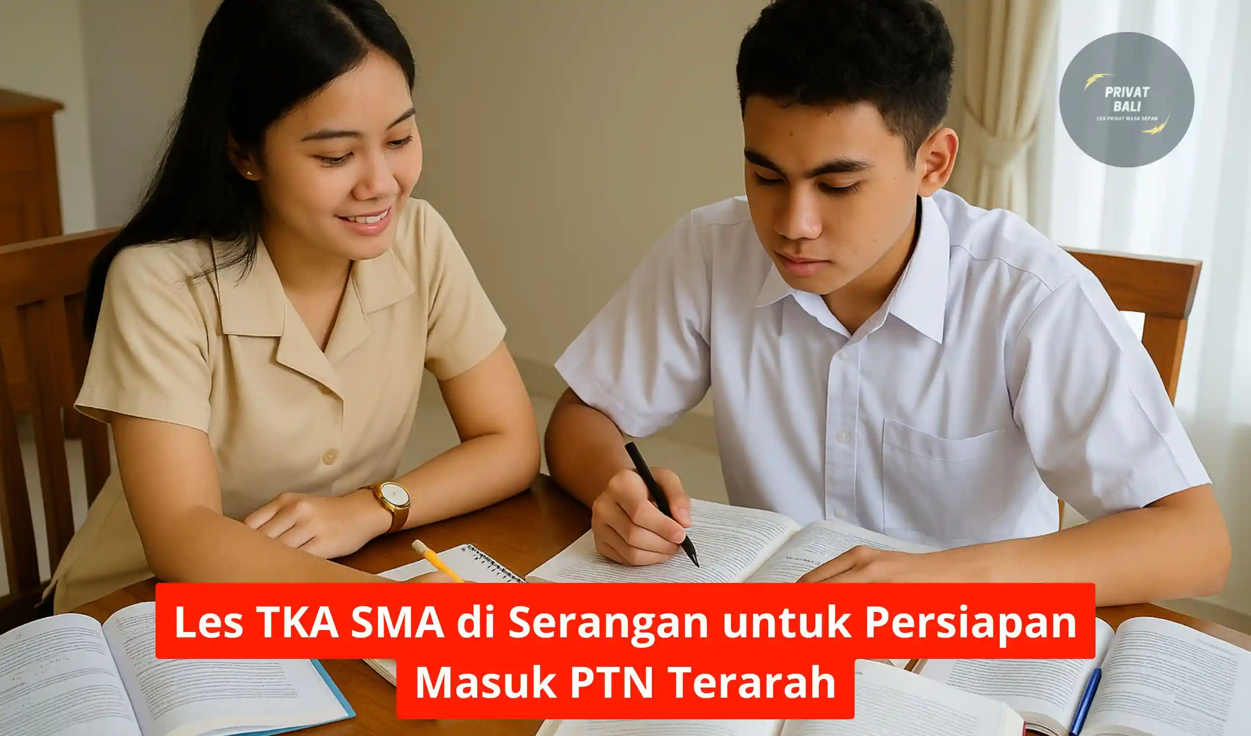 Les TKA SMA di Serangan untuk Persiapan Masuk PTN Terarah