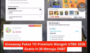 Giveaway Paket TO Premium Wangsit UTBK 2026 Gratis H-30 Menuju SNBT